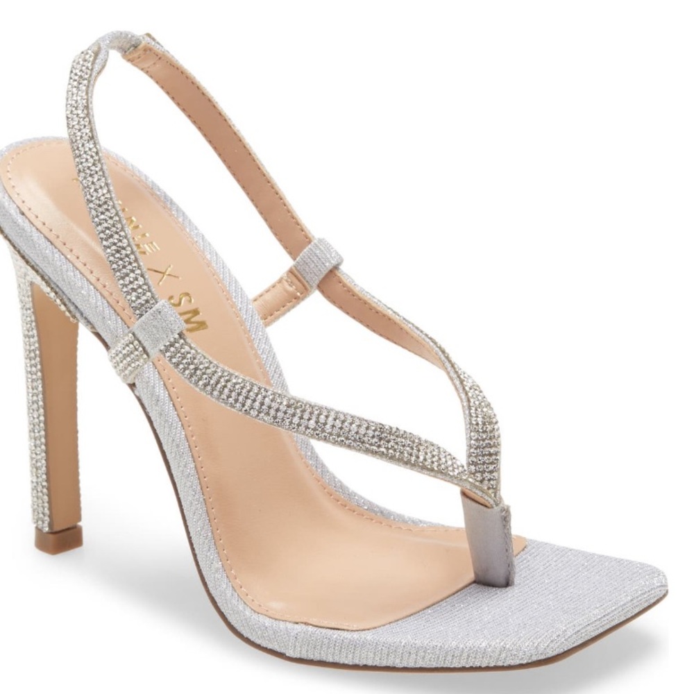 USED once Rhinestone Bashment Sandal